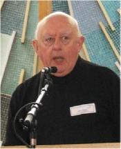 Father Ken Leech, speaking.   Died September 2015